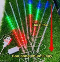 Led sao băng chùm 8 cây dài 80cm